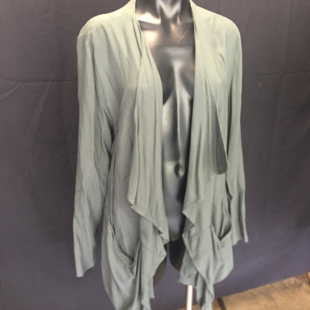 Green bo ho jacket.